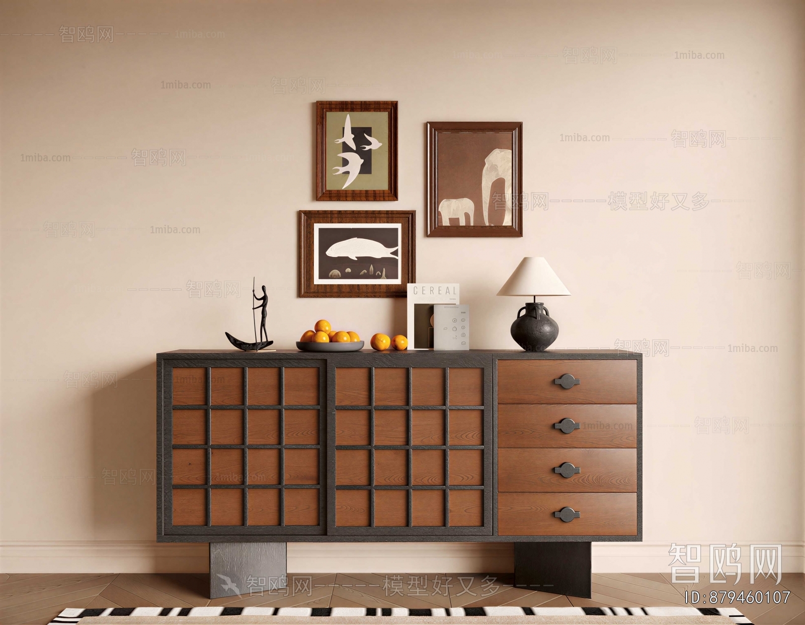 French Style Entrance Cabinet