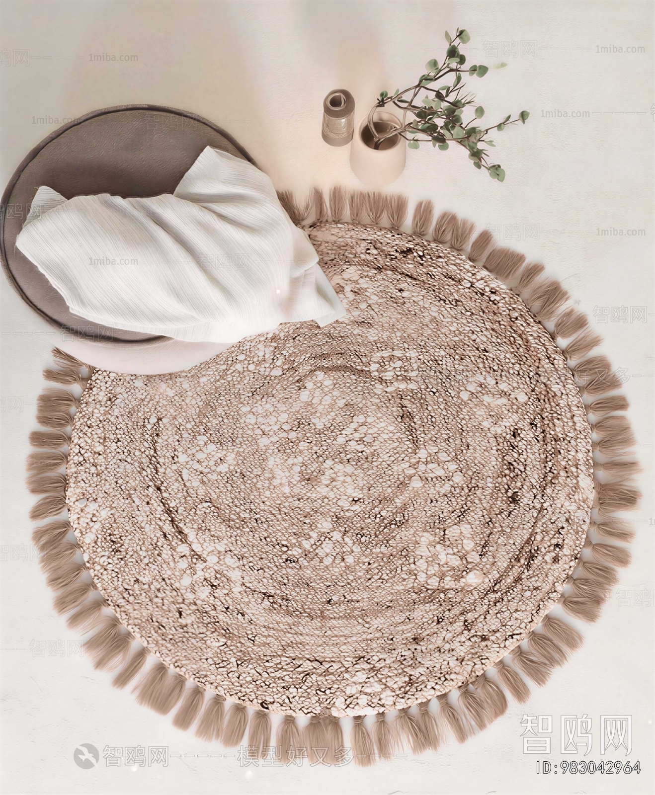 Nordic Style Circular Carpet