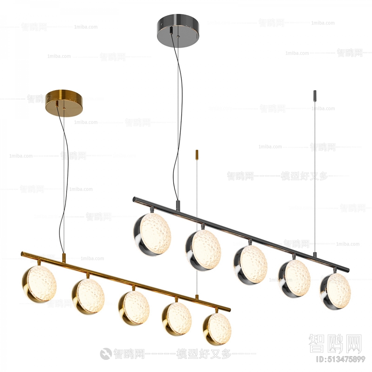 Modern Long Chandelier