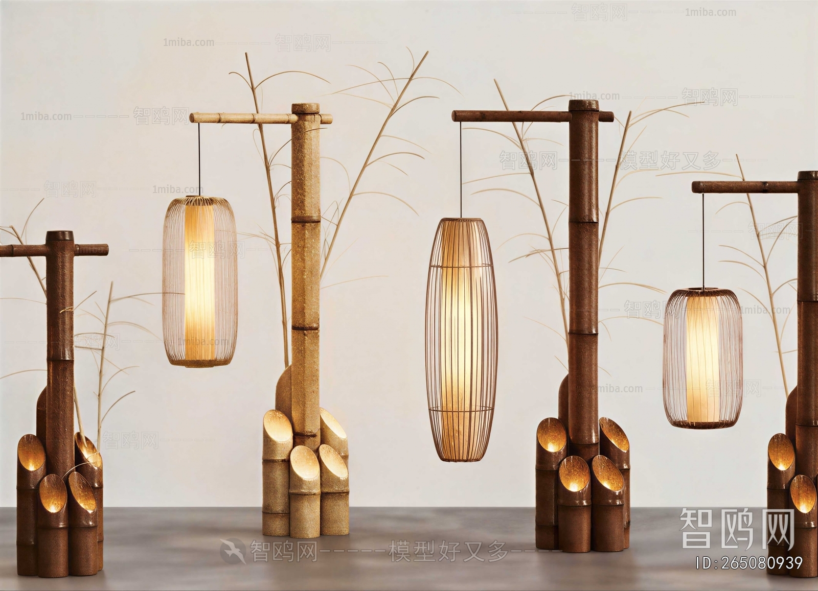 New Chinese Style Floor Lamp