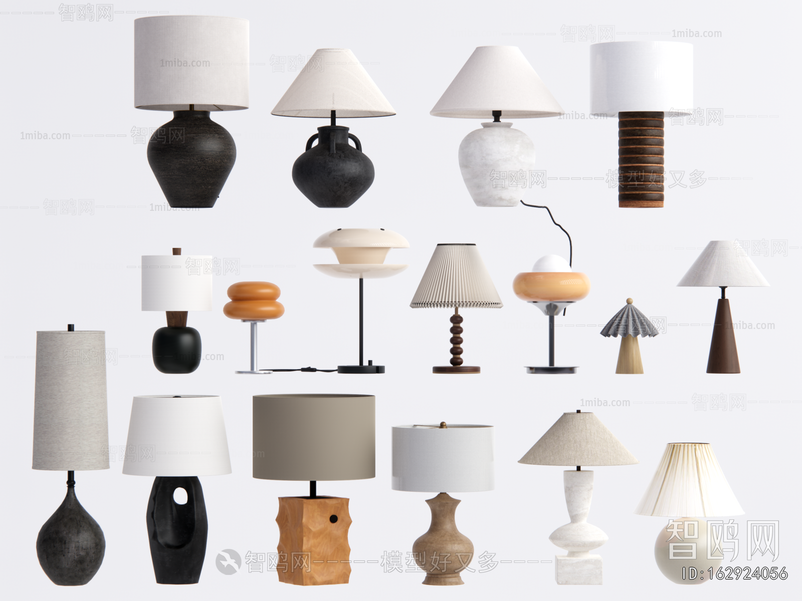 Wabi-sabi Style Table Lamp