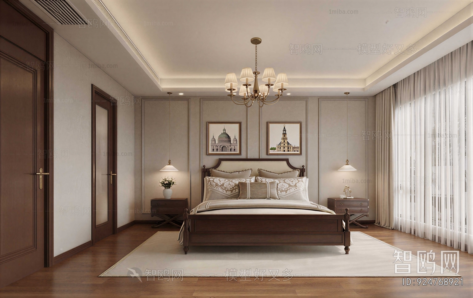 American Style Bedroom