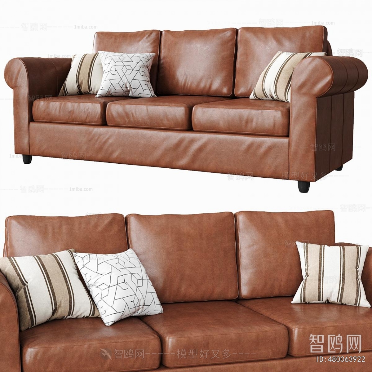 Modern Three-seat Sofa