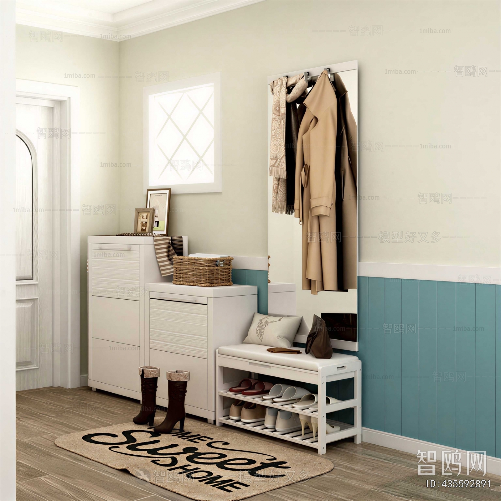 Modern Entrance Cabinet