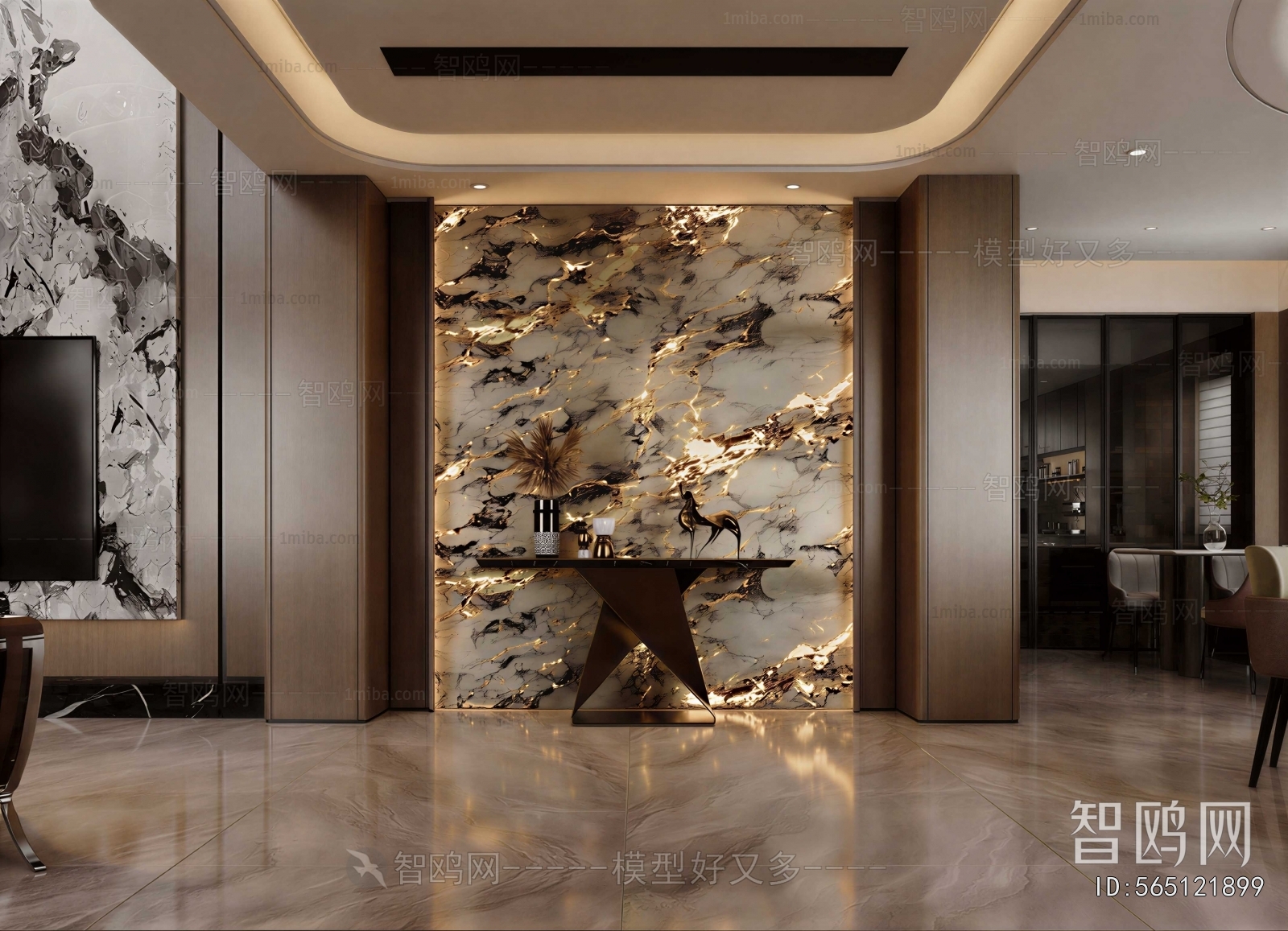 New Chinese Style Hallway