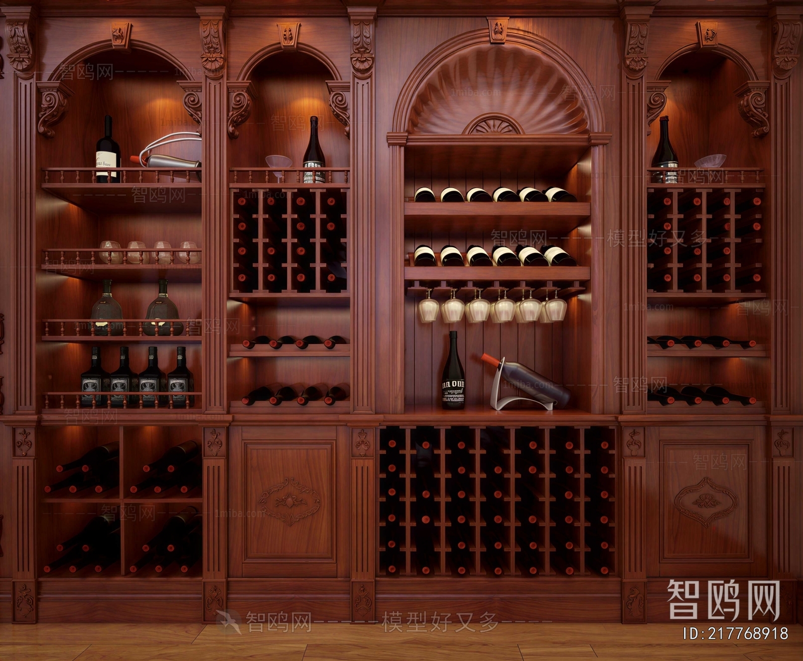 European Style Wine Cabinet