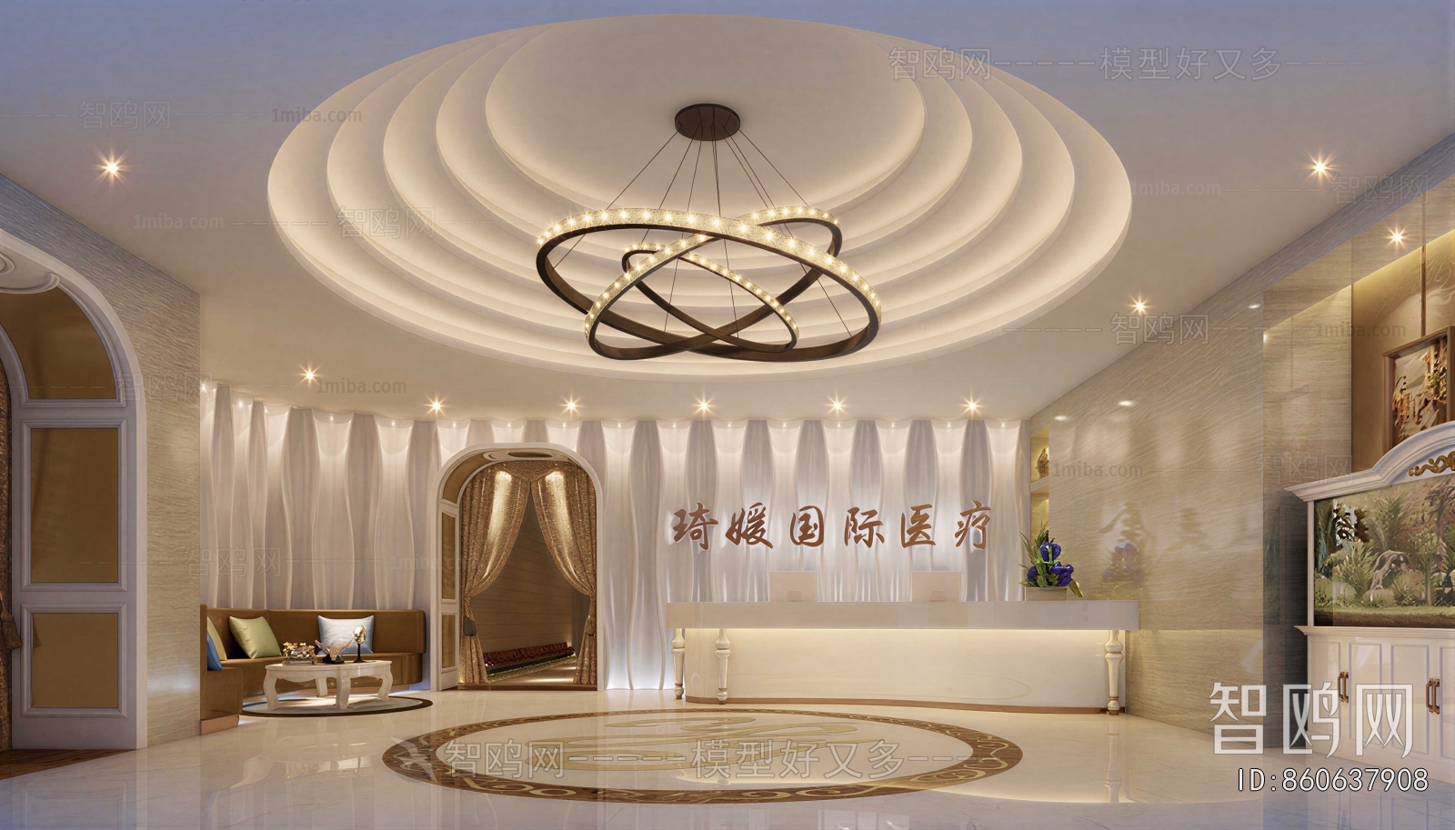 European Style Office Reception Desk