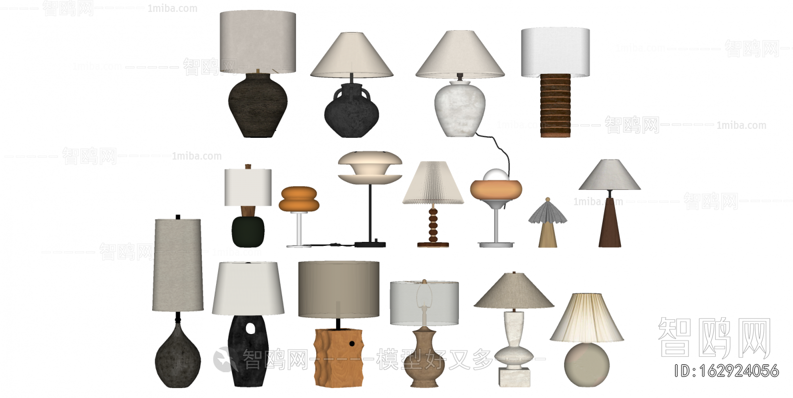 Wabi-sabi Style Table Lamp