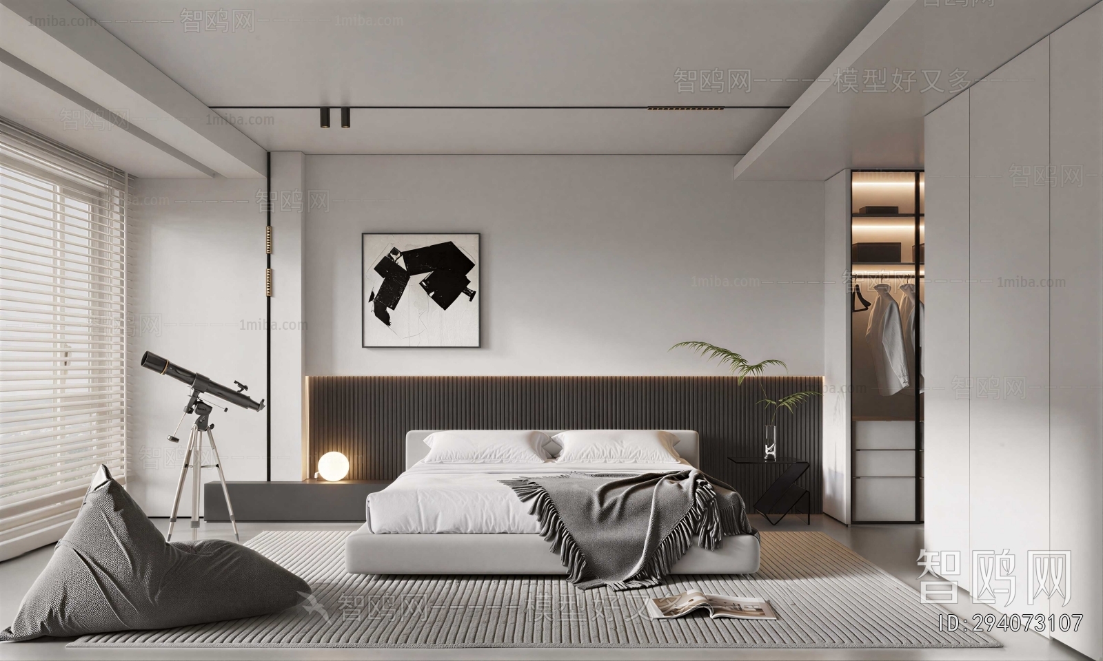 Wabi-sabi Style Bedroom