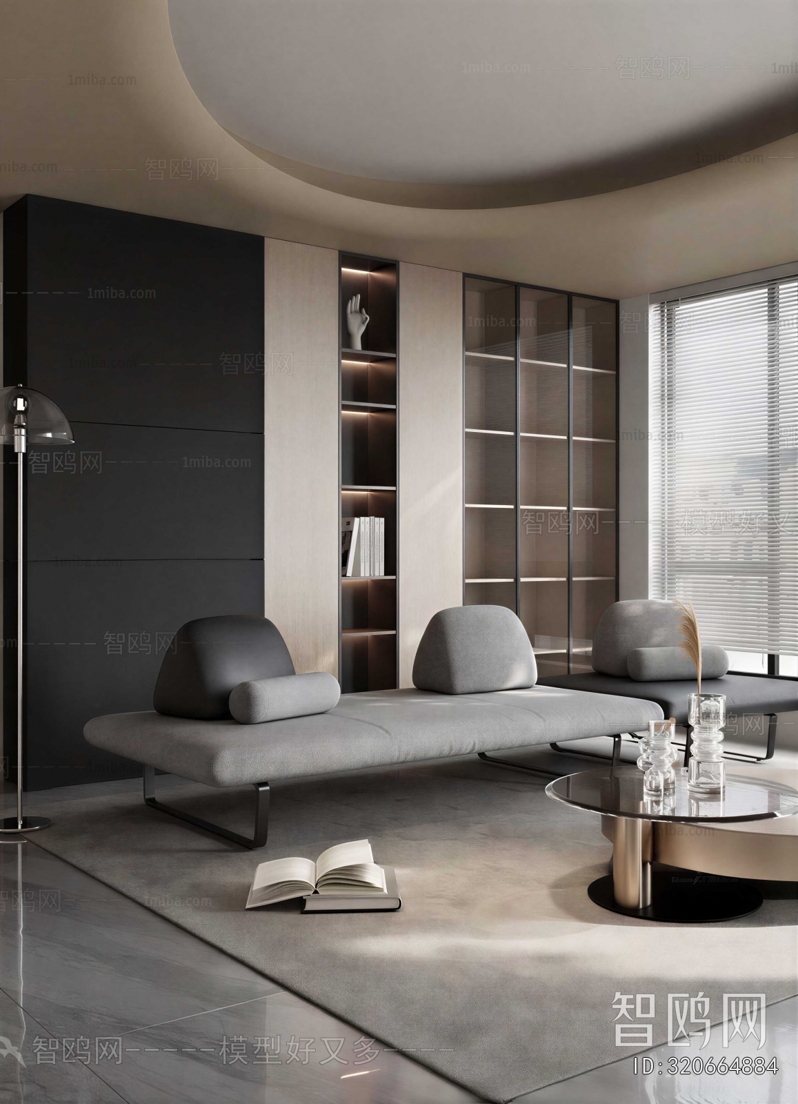 Modern Three-seat Sofa