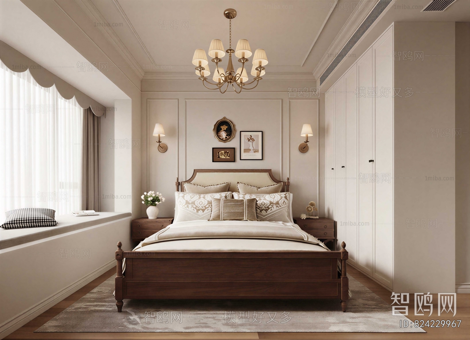 American Style Bedroom