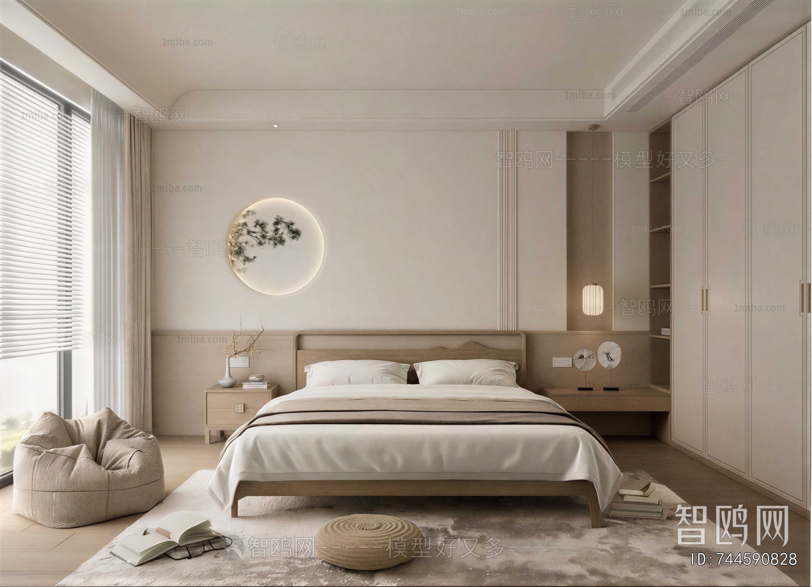 New Chinese Style Bedroom