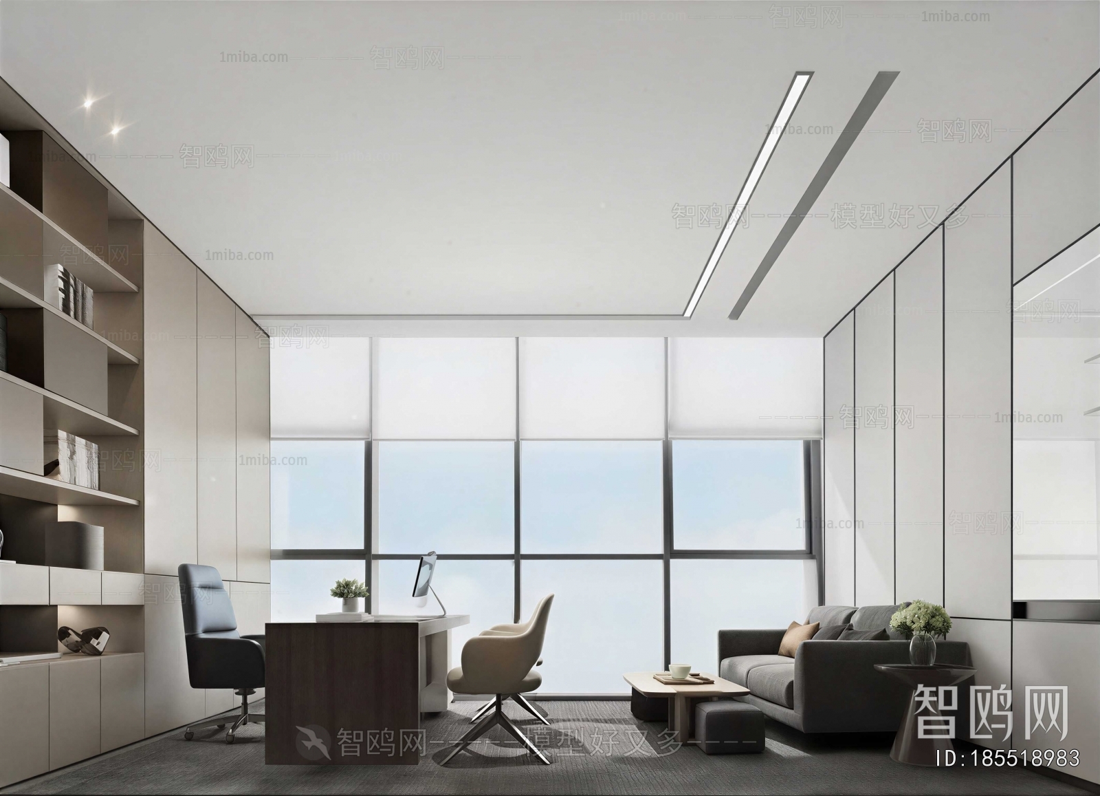 Modern Manager's Office