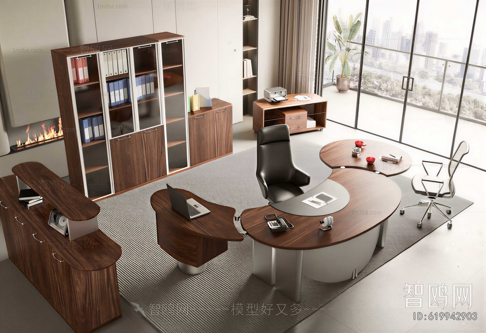 Modern Computer Desk And Chair