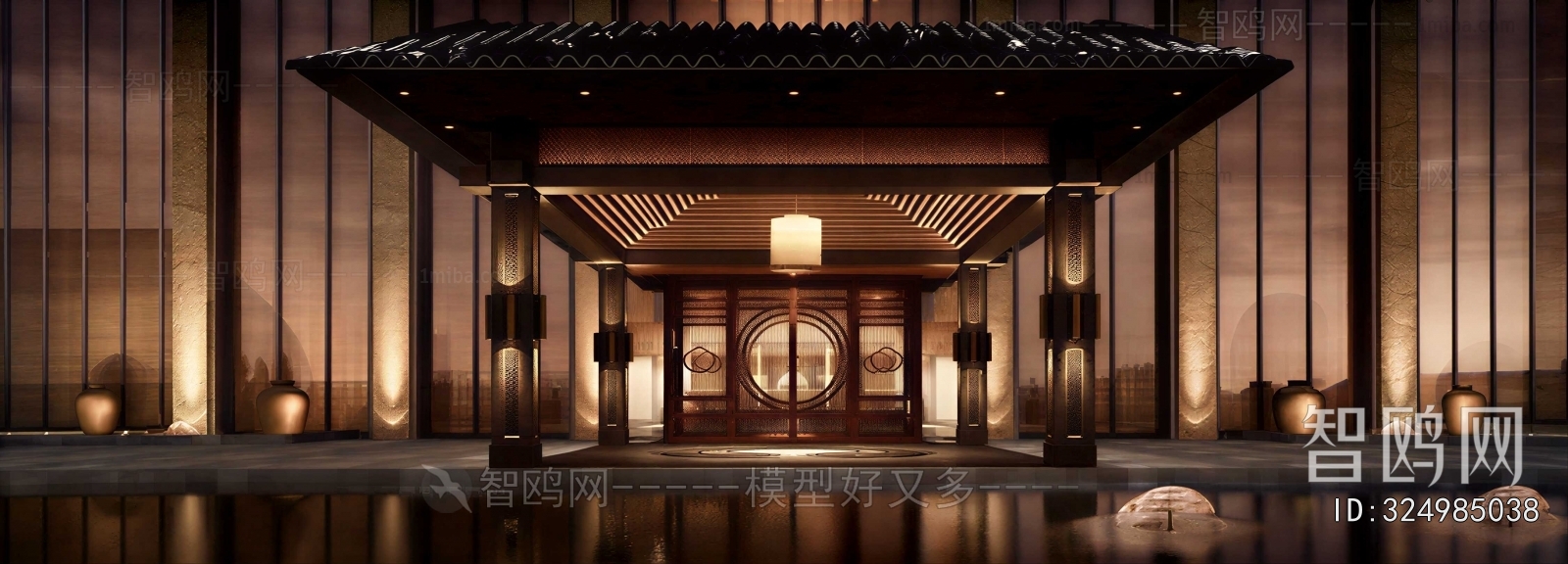 New Chinese Style Facade Element
