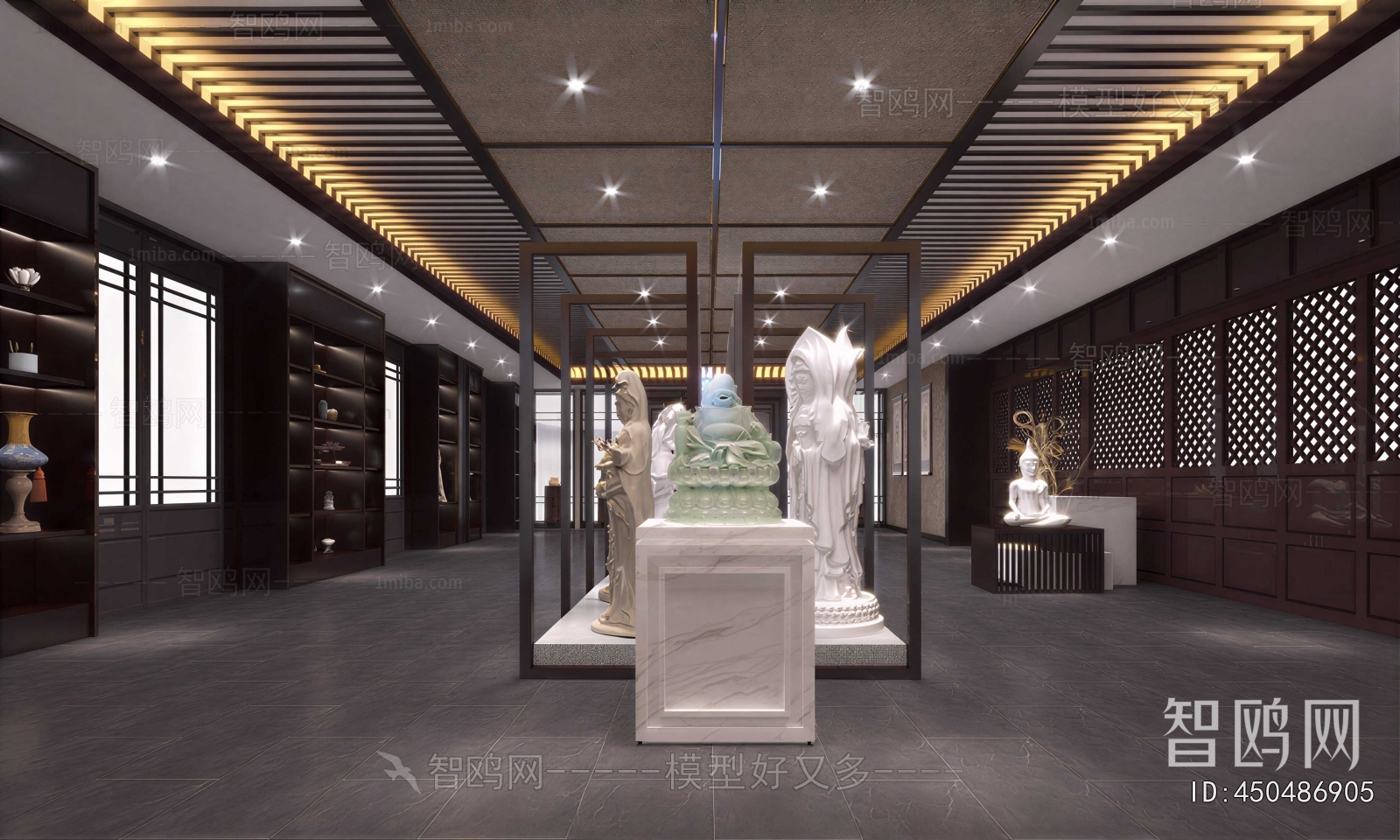 New Chinese Style Exhibition Hall