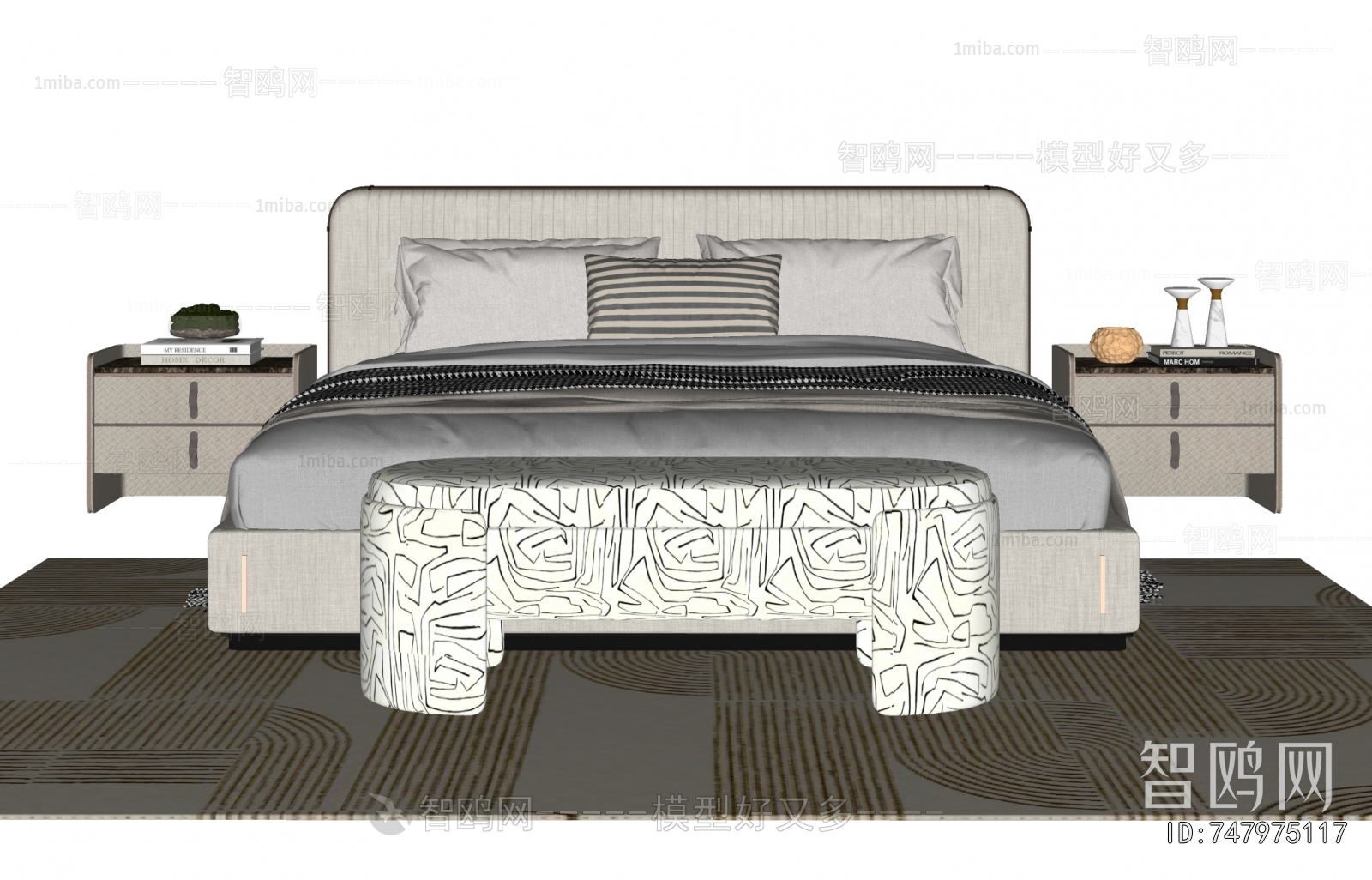 Modern Double Bed