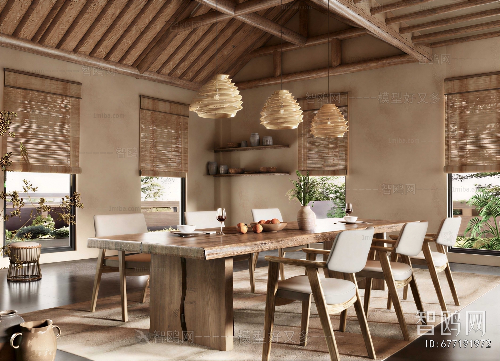 Wabi-sabi Style Teahouse Tea House
