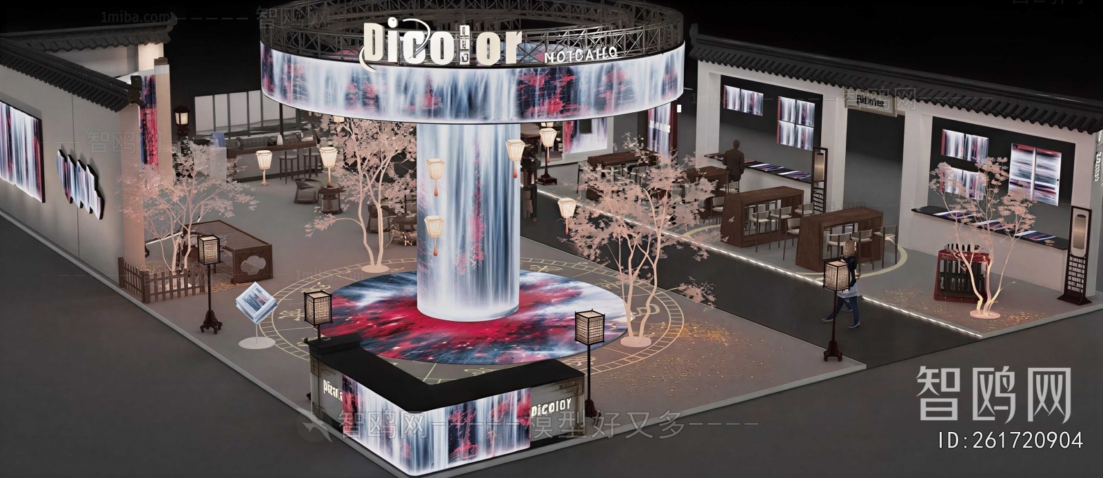 New Chinese Style Exhibition Hall