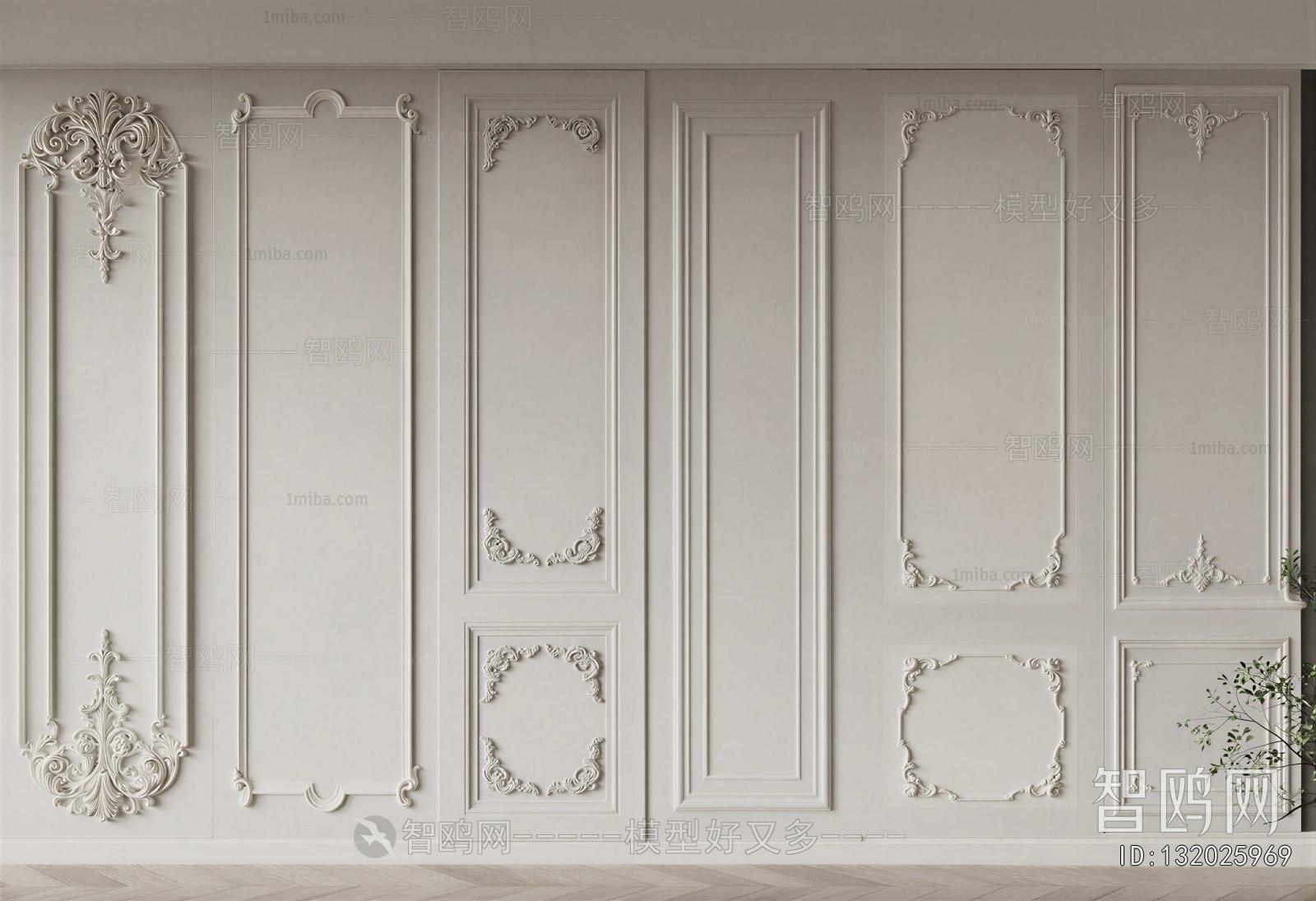 French Style TV Wall