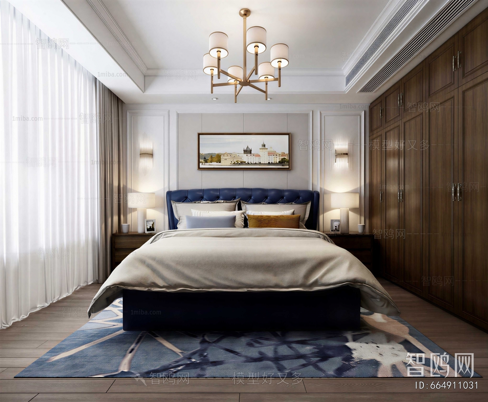 American Style Bedroom