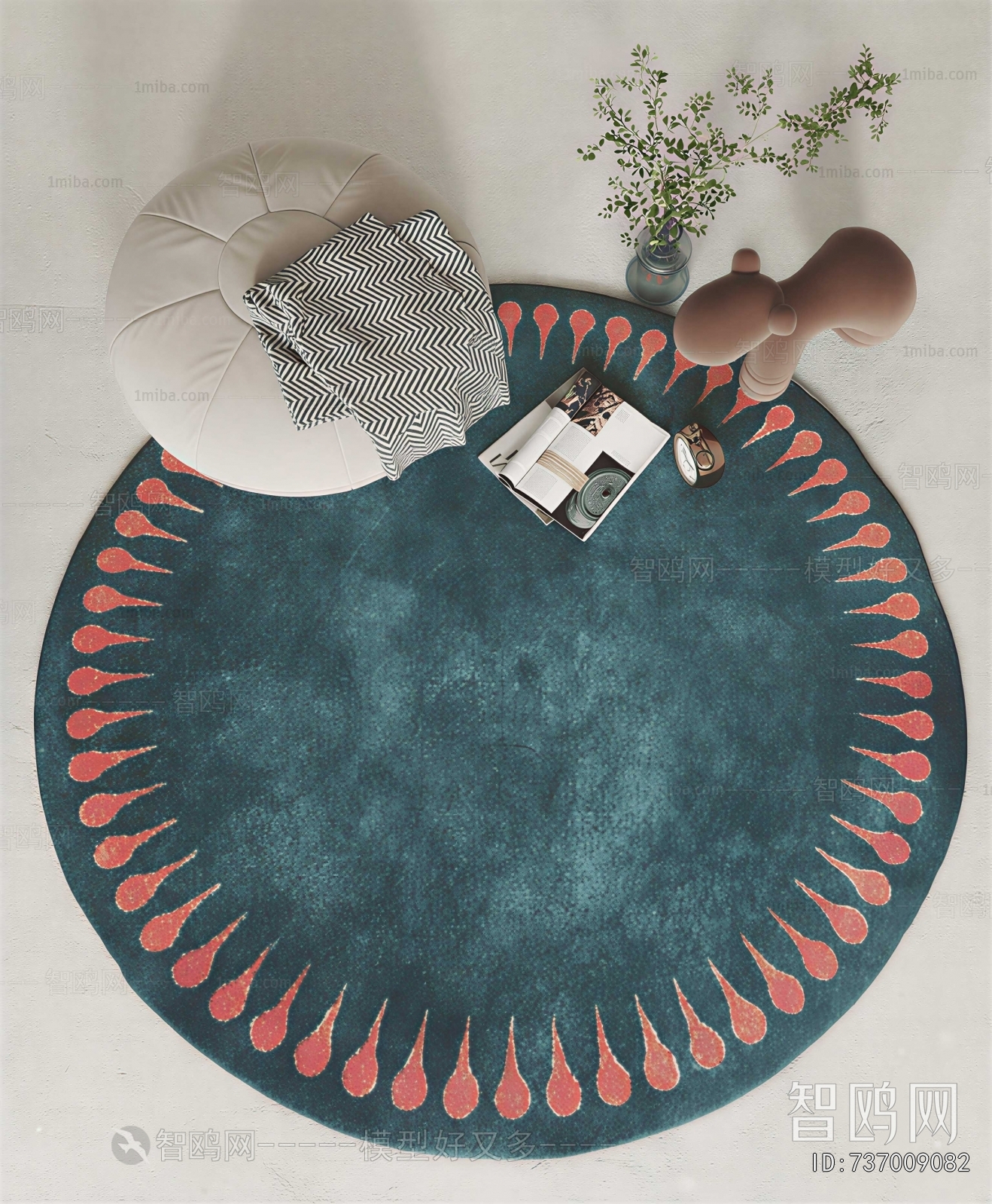 Modern Circular Carpet