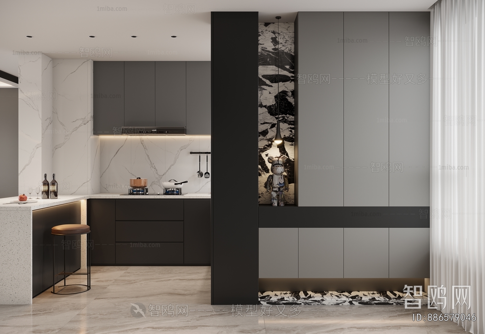 Modern The Kitchen