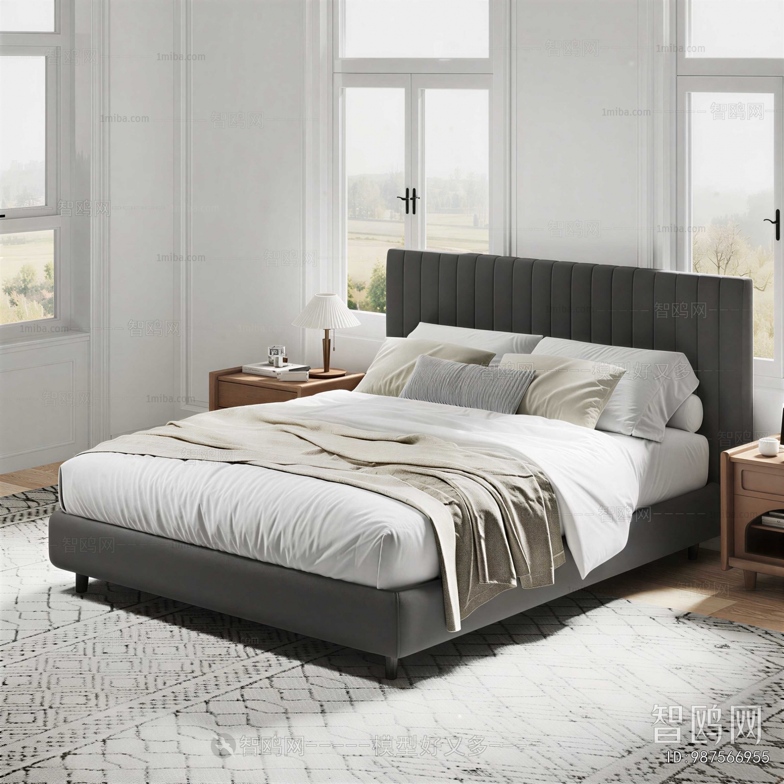 Modern Double Bed