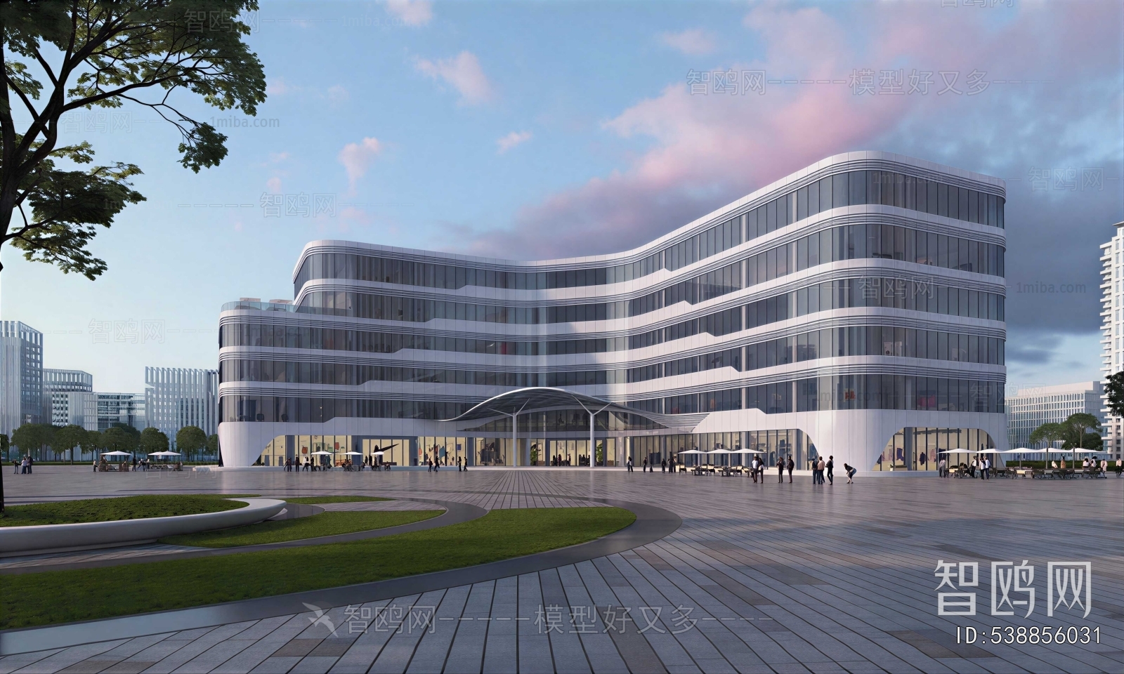Modern Appearance Of Commercial Building