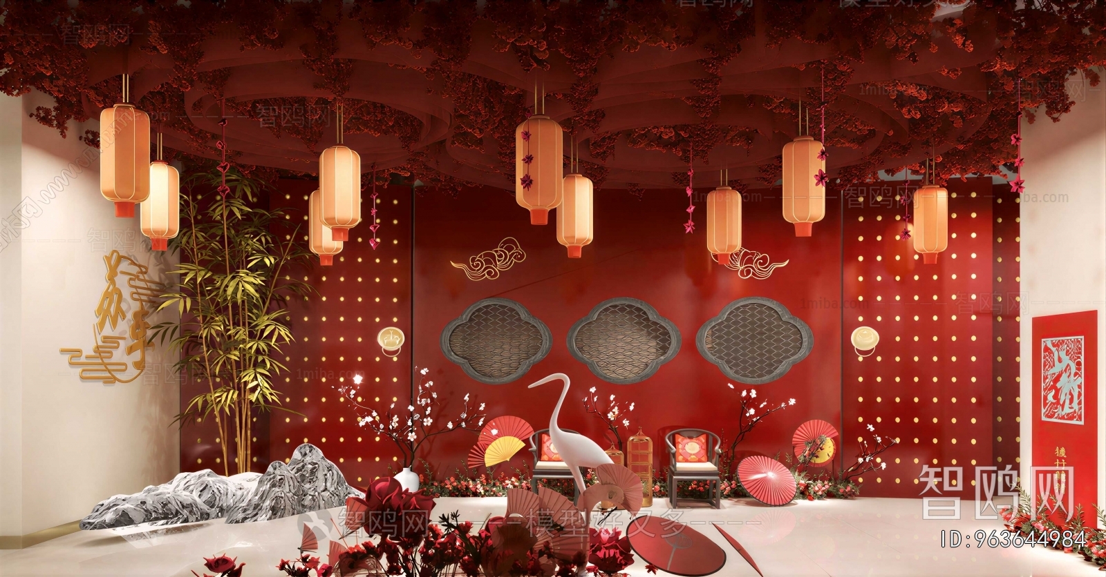 New Chinese Style Exhibition Hall