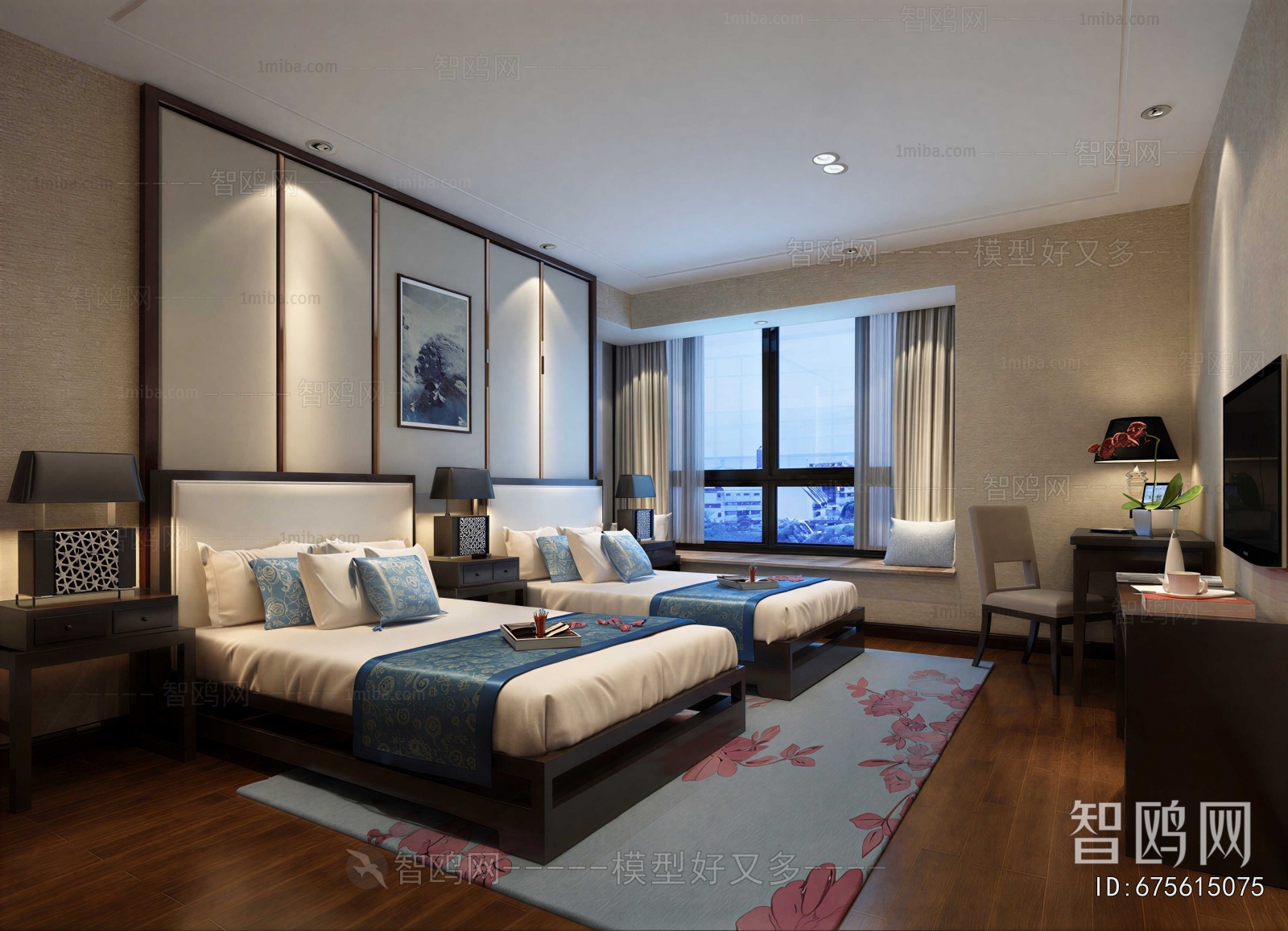 Modern Guest Room