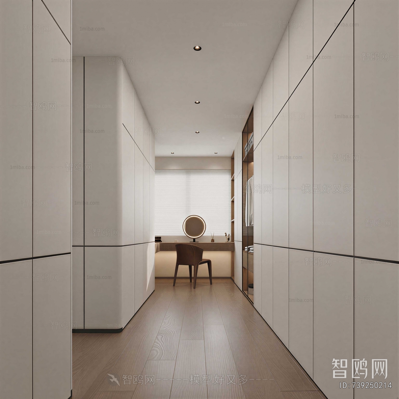 Modern Clothes Storage Area
