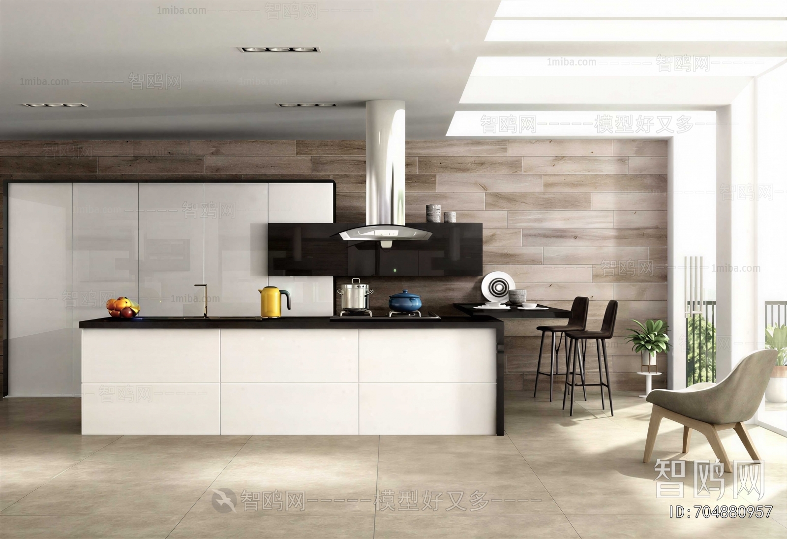 Modern The Kitchen