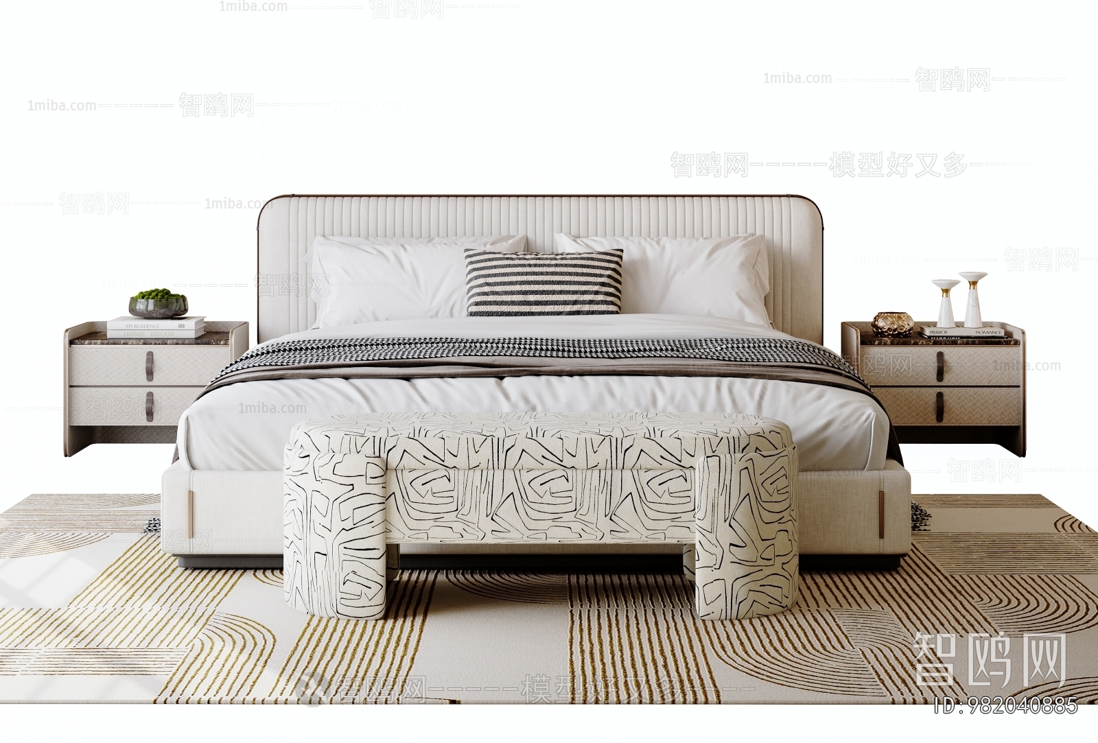 Modern Double Bed