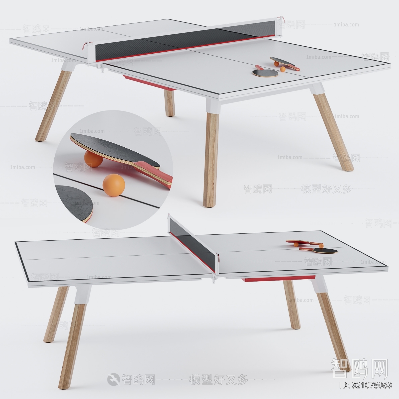 Modern Table-tennis Table
