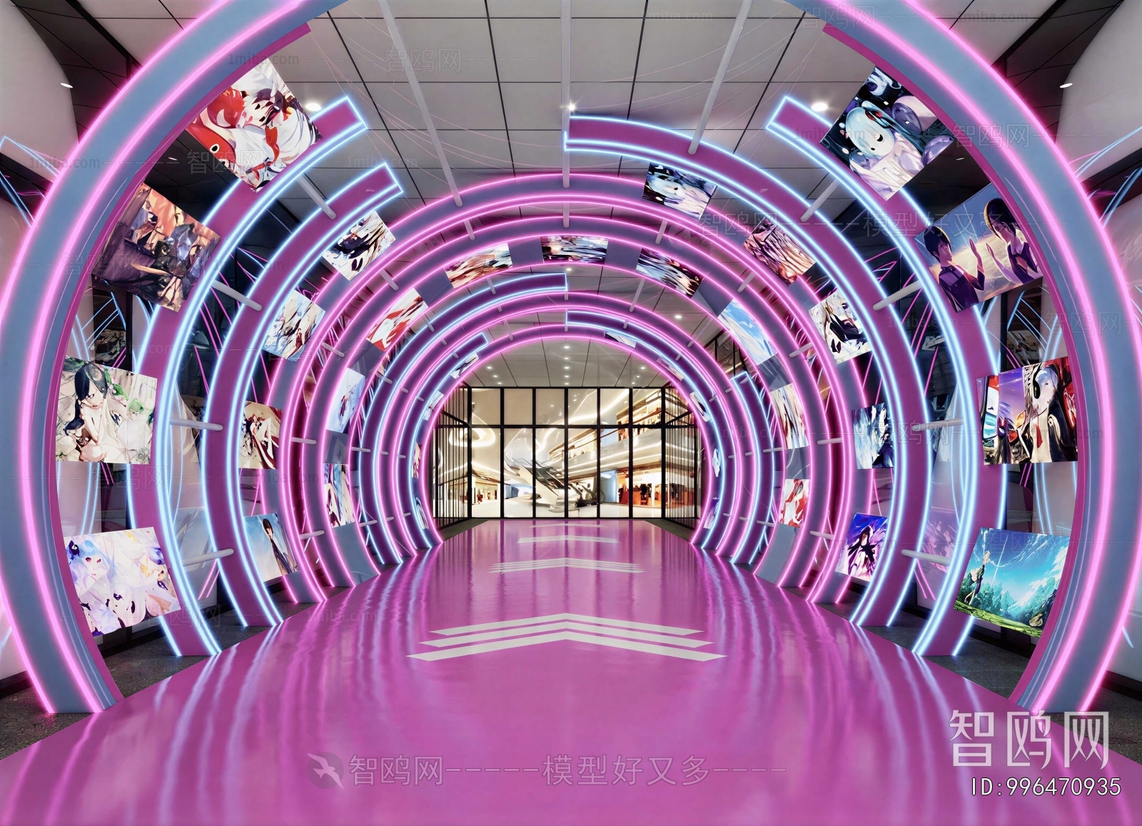 Modern Corridor/elevator Hall