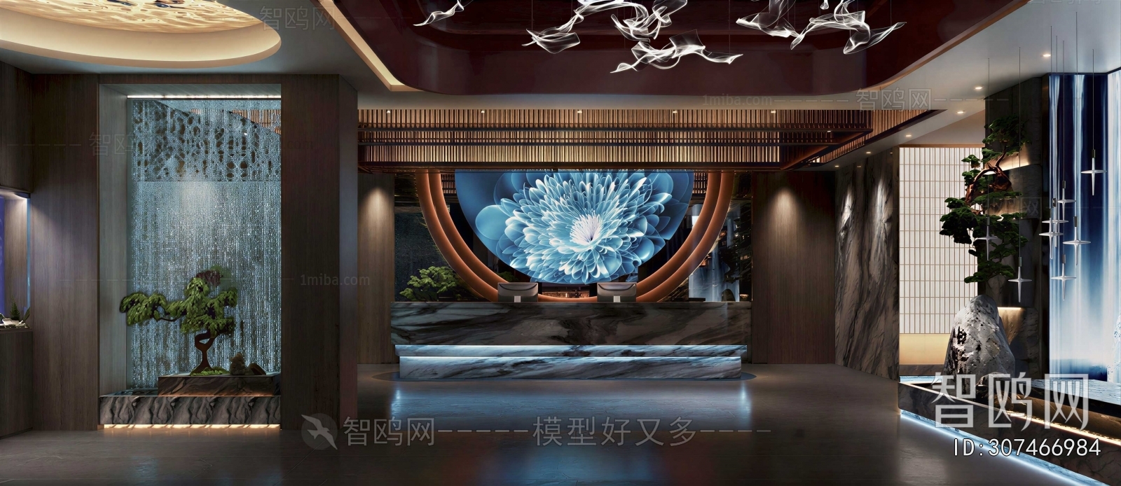 New Chinese Style Lobby Hall