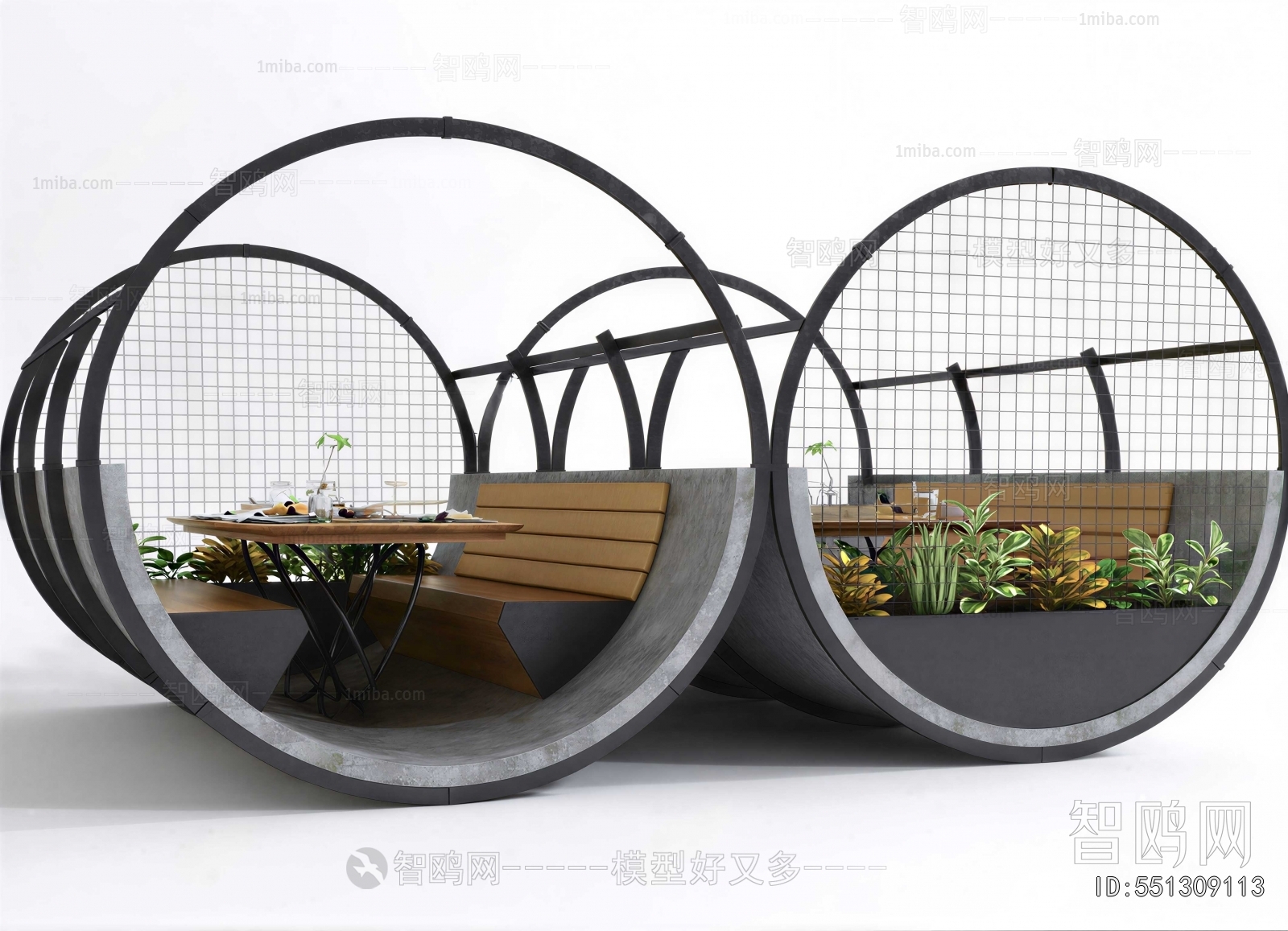 Industrial Style Dining Table And Chairs