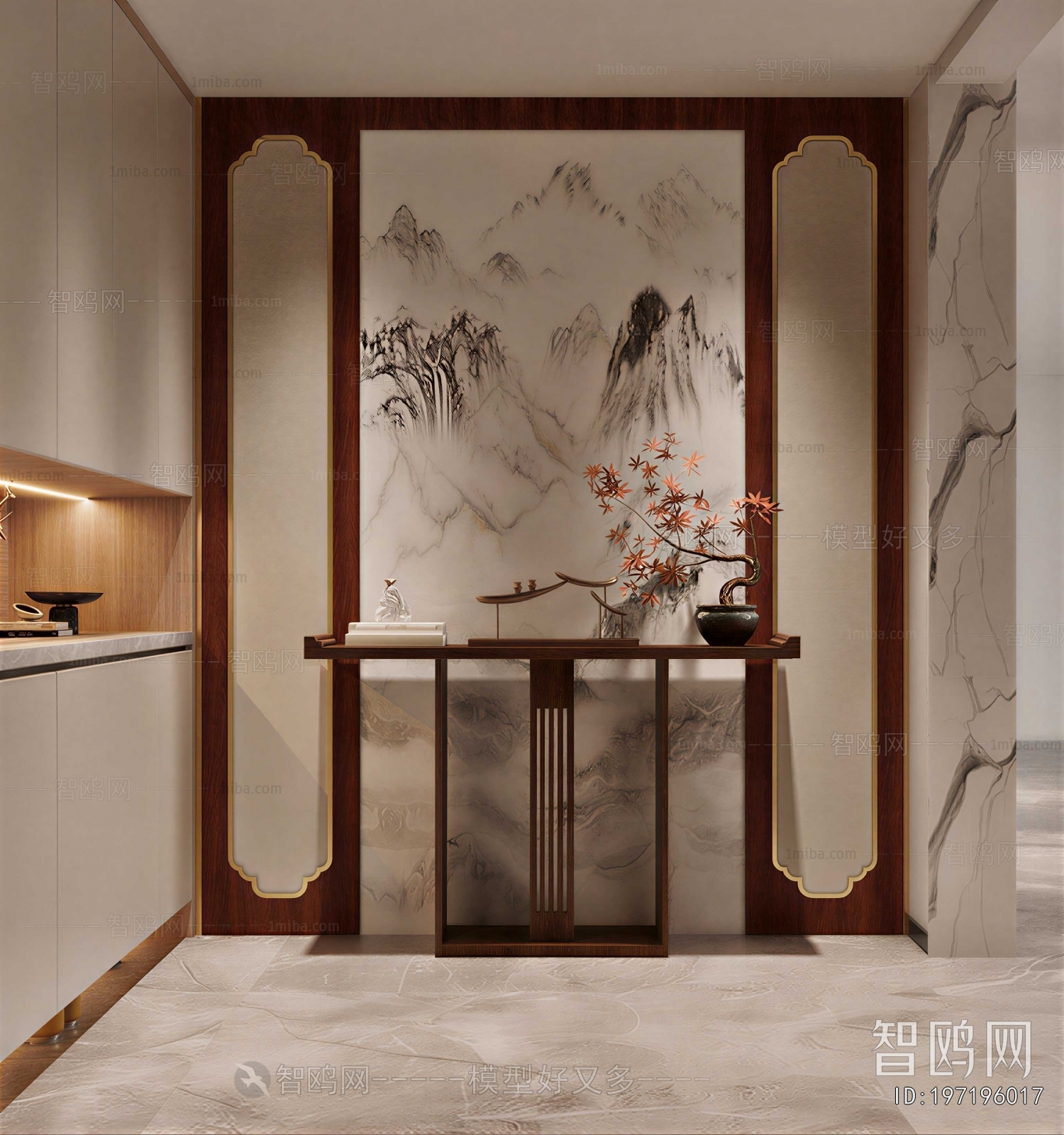 New Chinese Style Hallway
