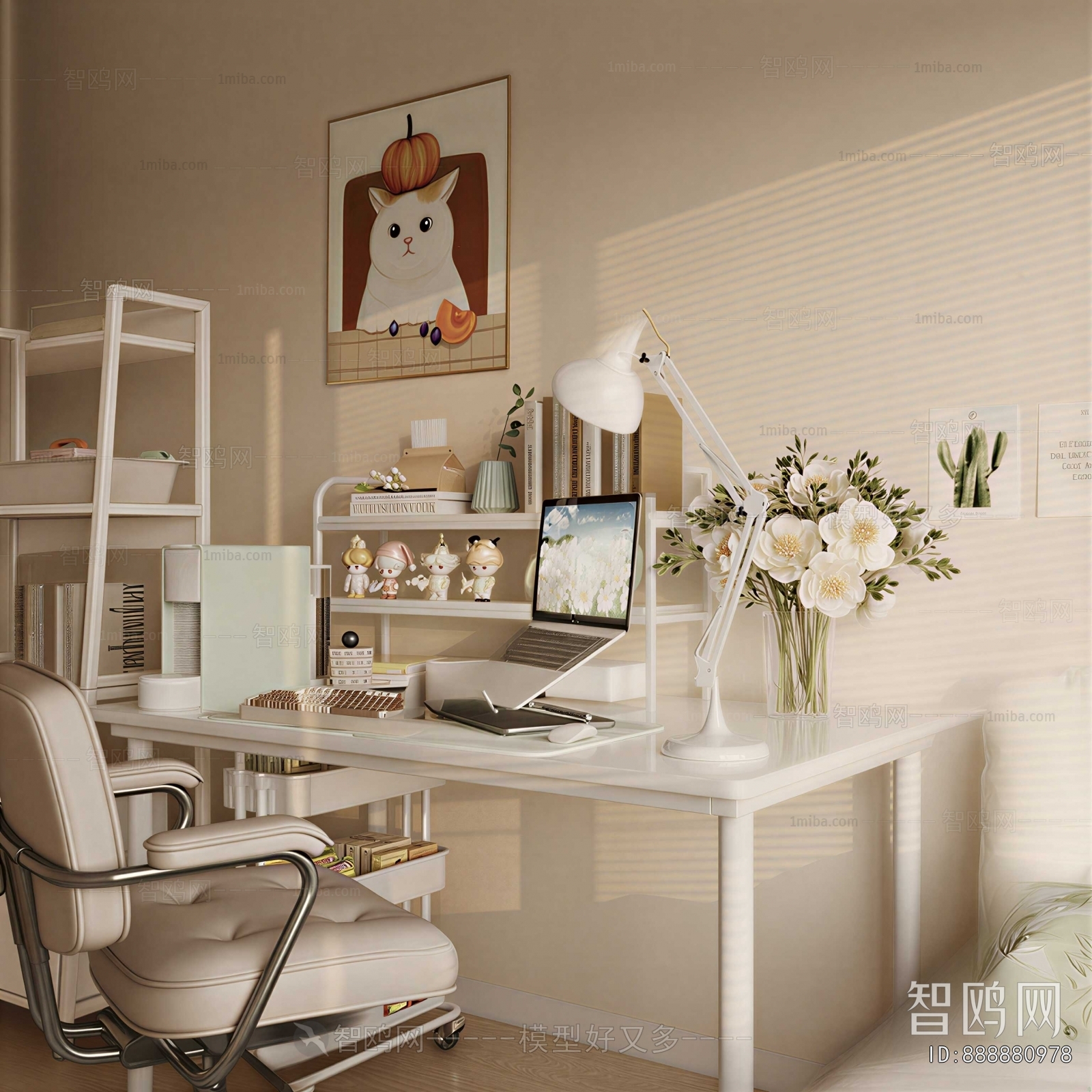 Modern Computer Desk And Chair