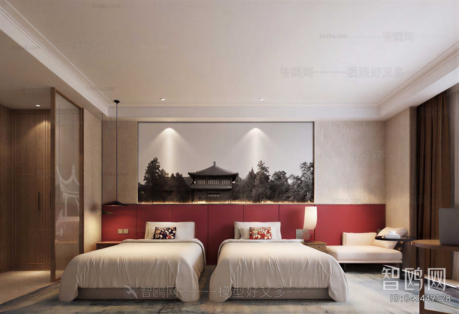 New Chinese Style Guest Room