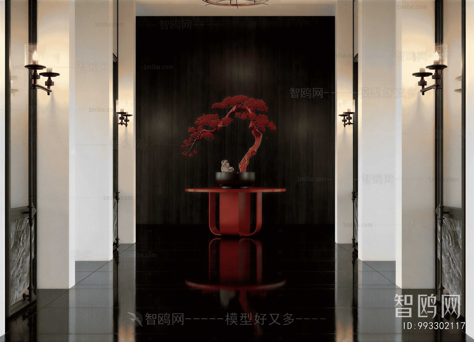 New Chinese Style Lobby Hall