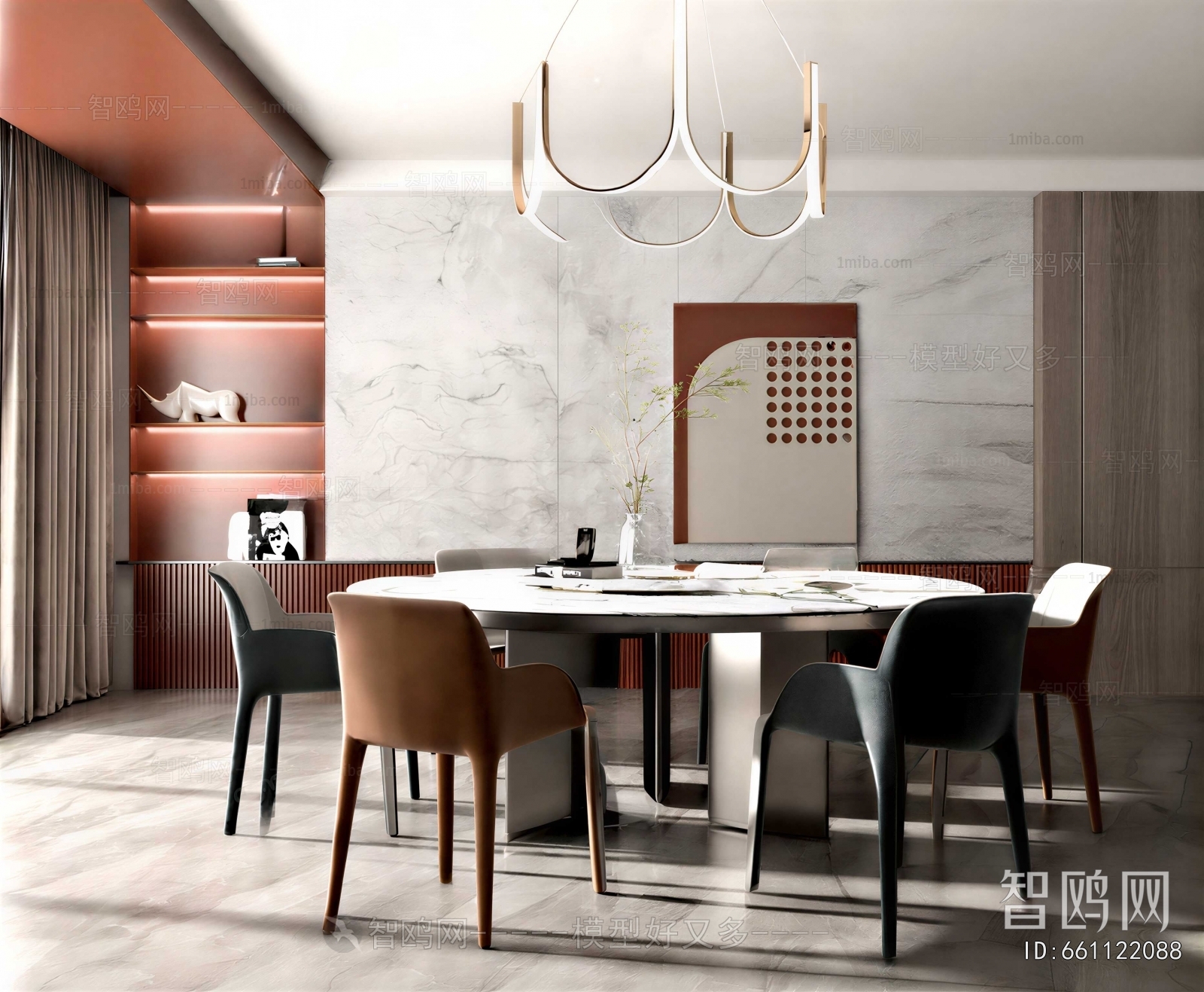 New Chinese Style Dining Room