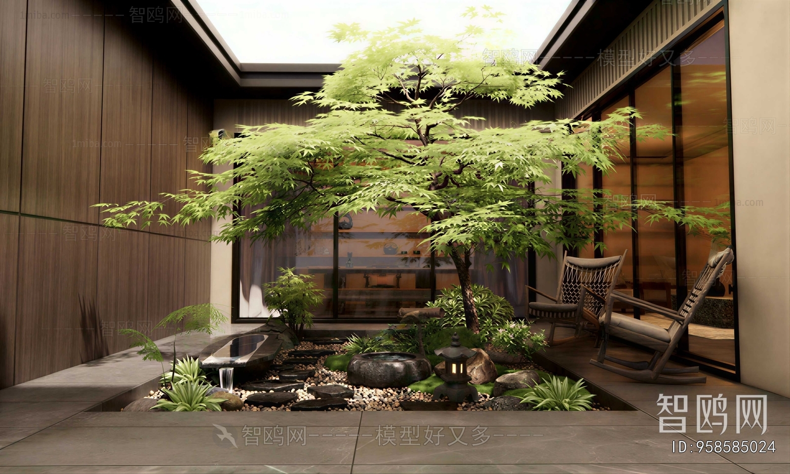 Japanese Style Courtyard/landscape