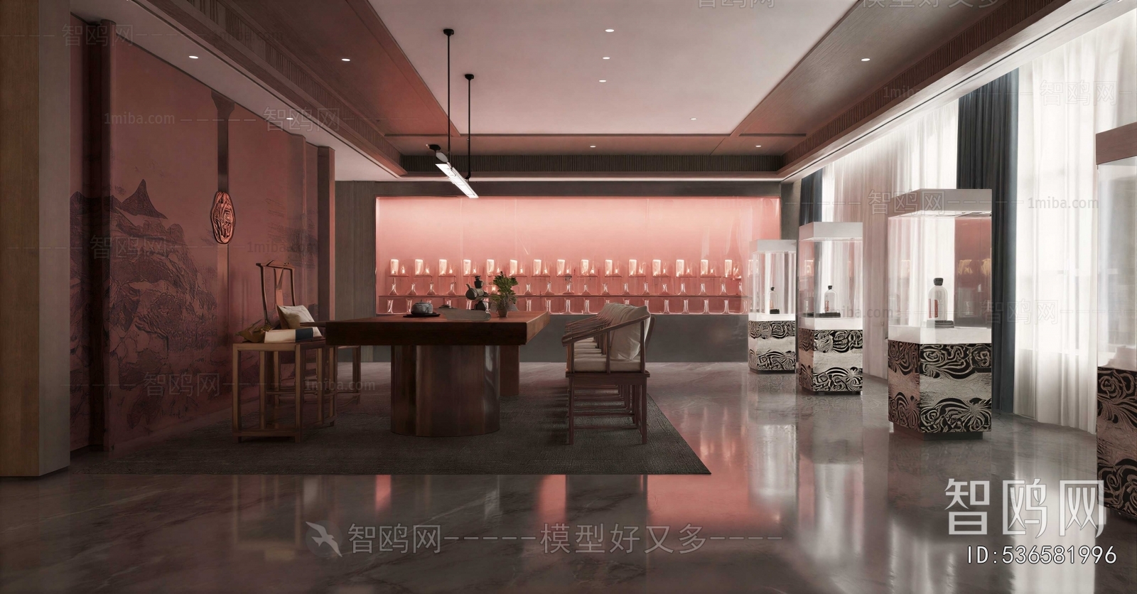 New Chinese Style Exhibition Hall