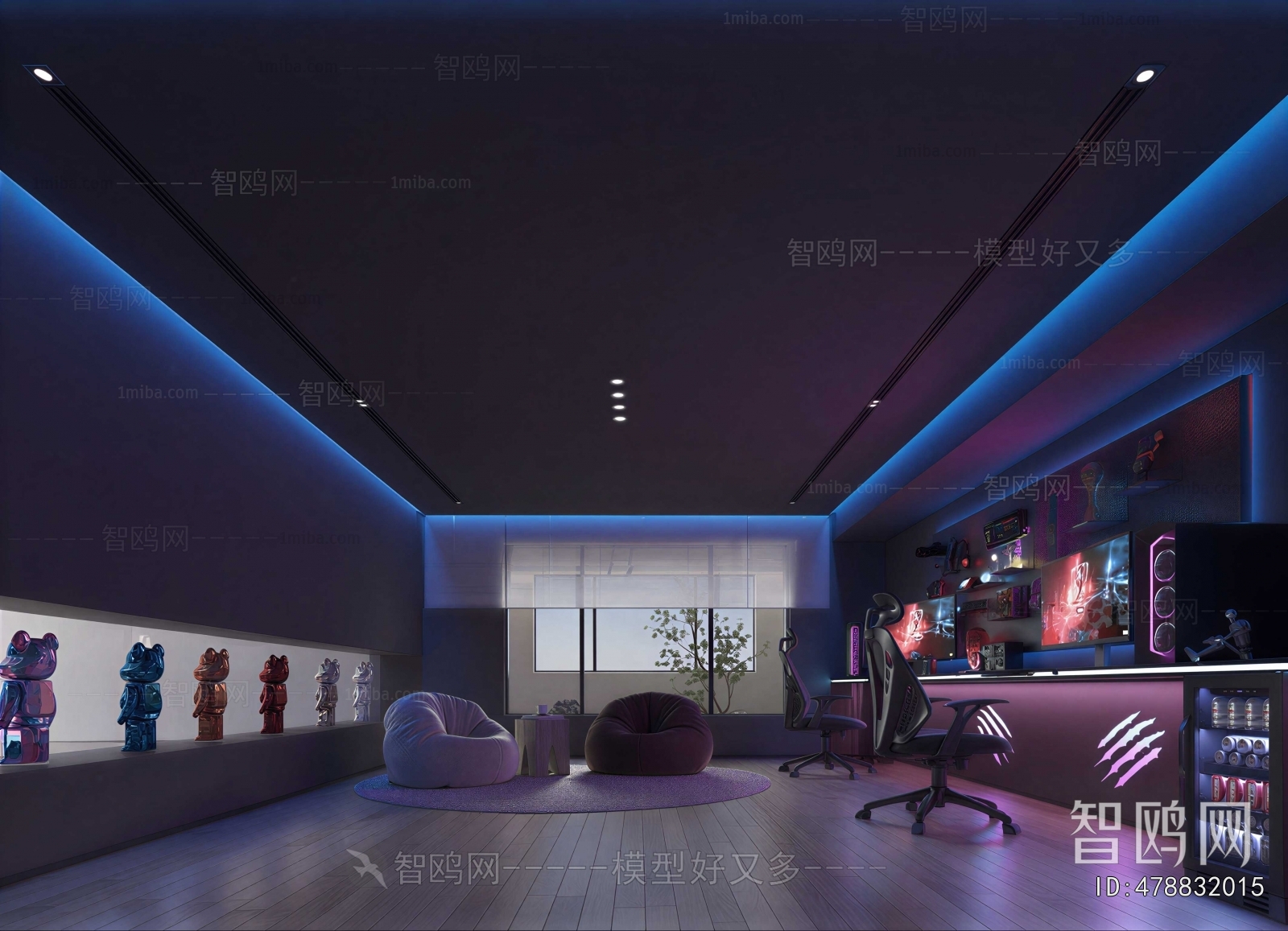 Modern E-sports Room