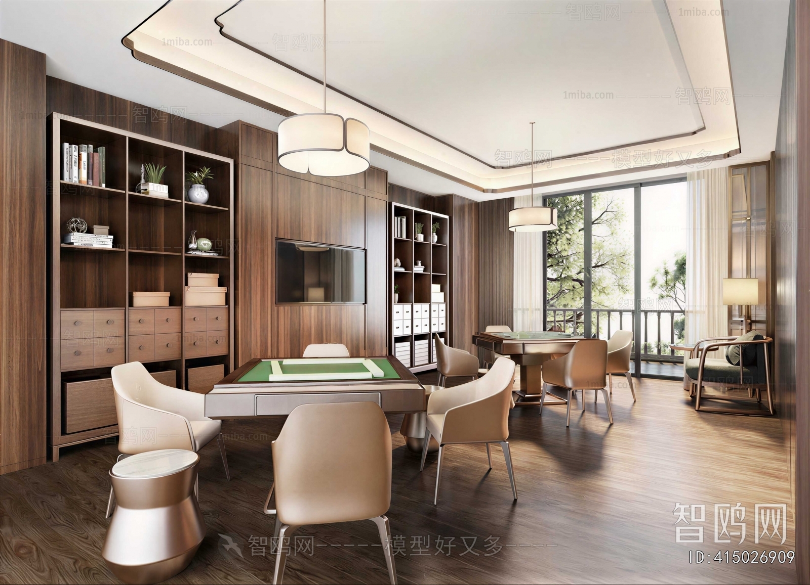 Modern Chess And Card Room