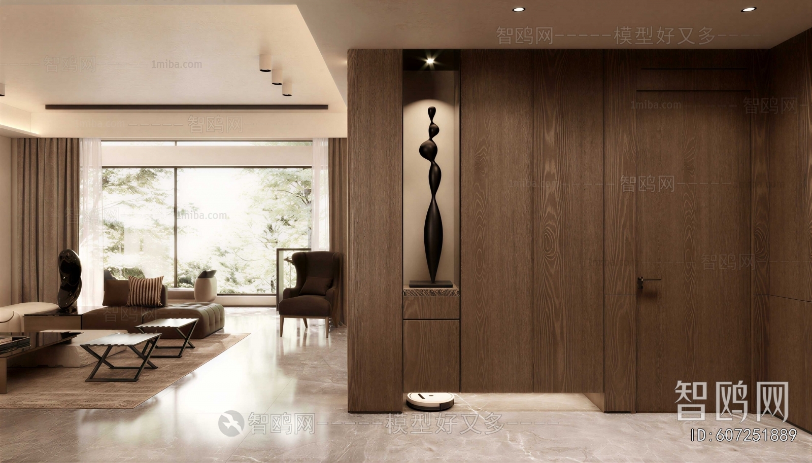 New Chinese Style Hallway