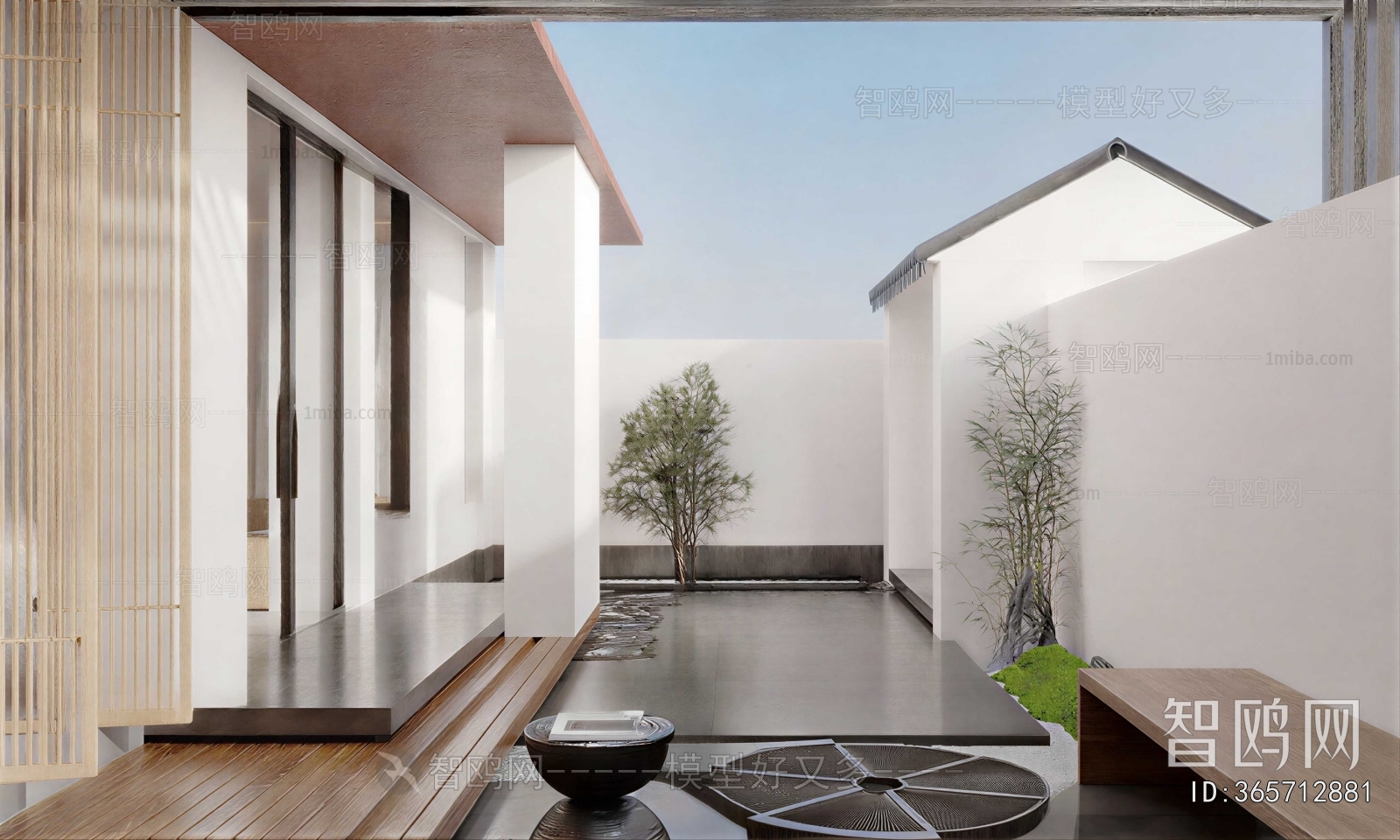 Modern Courtyard/landscape