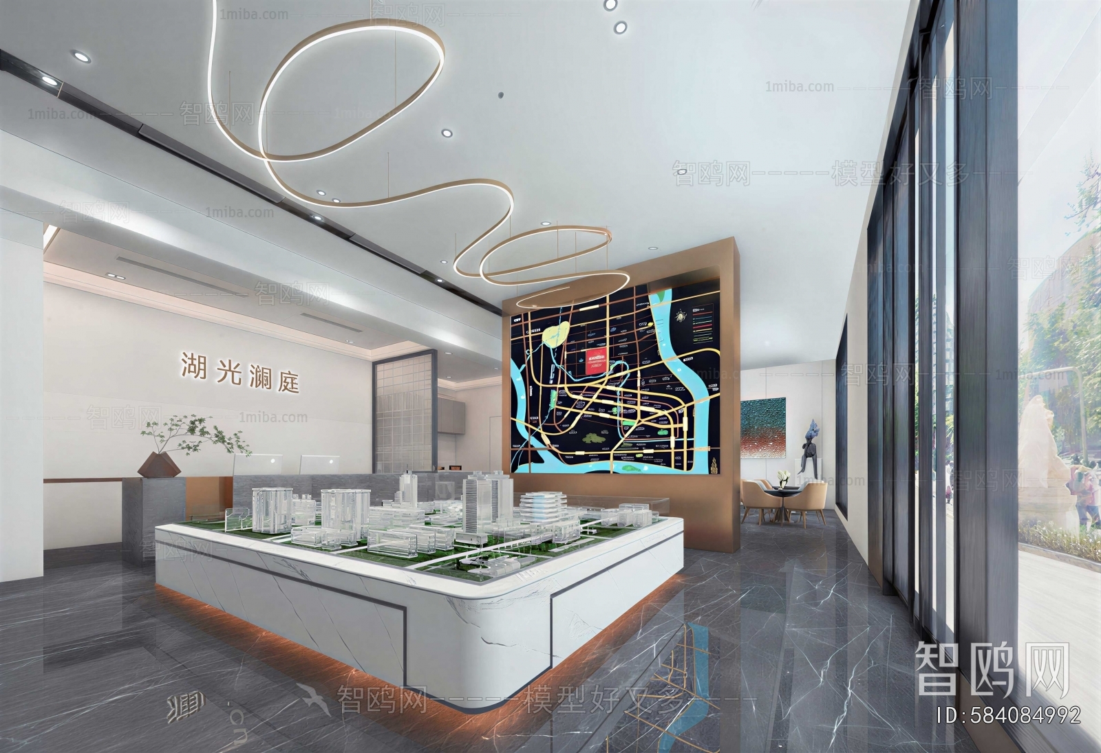 Modern Real Estate Sales Office
